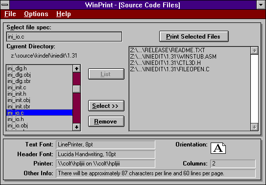WinPrint 1.54